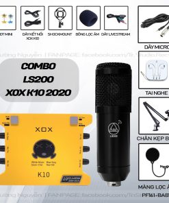Bộ Micro NM-LS200 Và Sound Card XOX K10 (10th)