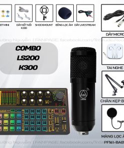 Bộ Micro NM-LS200 Và Sound Card K300