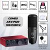 Bộ Micro AKG P120 Và Sound Card Focusrite Solo 4rd gen