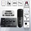 Bộ Micro AKG P120 Và Soucard M-Audio Track Duo